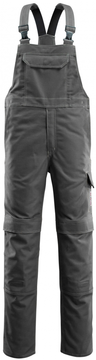 MASCOT-Workwear, Arbeits-Berufs-Latz-Hose, Freibourg, 90 cm, 320 g/m², dunkelanthrazit