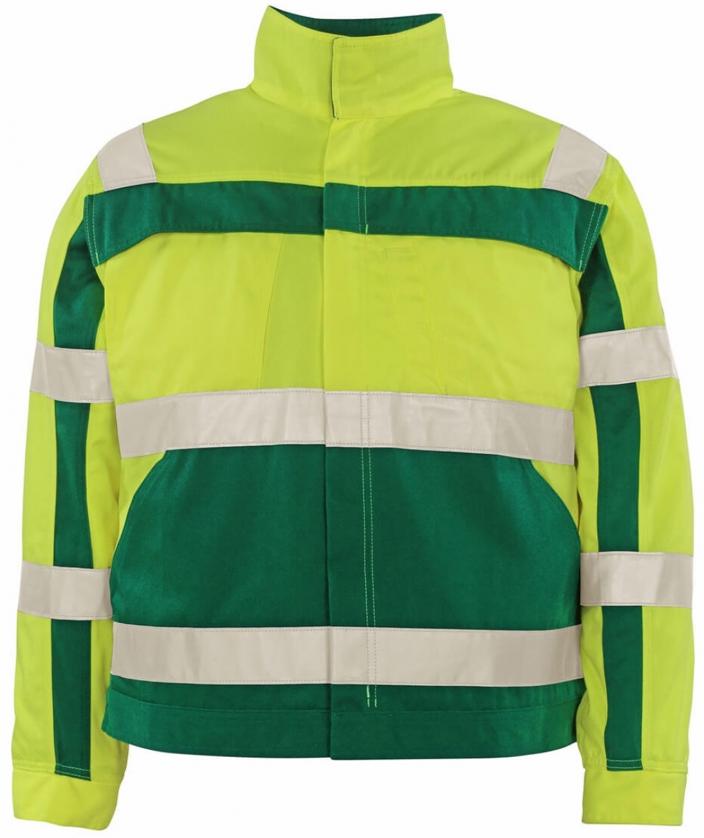 MASCOT-Workwear, Warnschutz-Jacke, Cameta, 310 g/m, gelb/grn