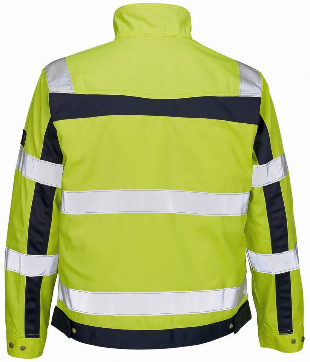MASCOT-Workwear, Warnschutz-Jacke, Cameta, 310 g/m², gelb/marine