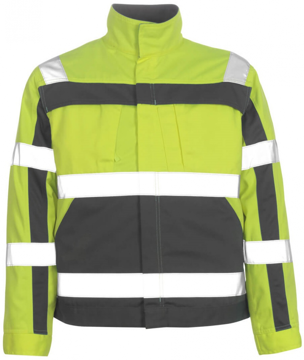 MASCOT-Workwear, Warnschutz-Jacke, Cameta, 310 g/m, gelb/anthrazit