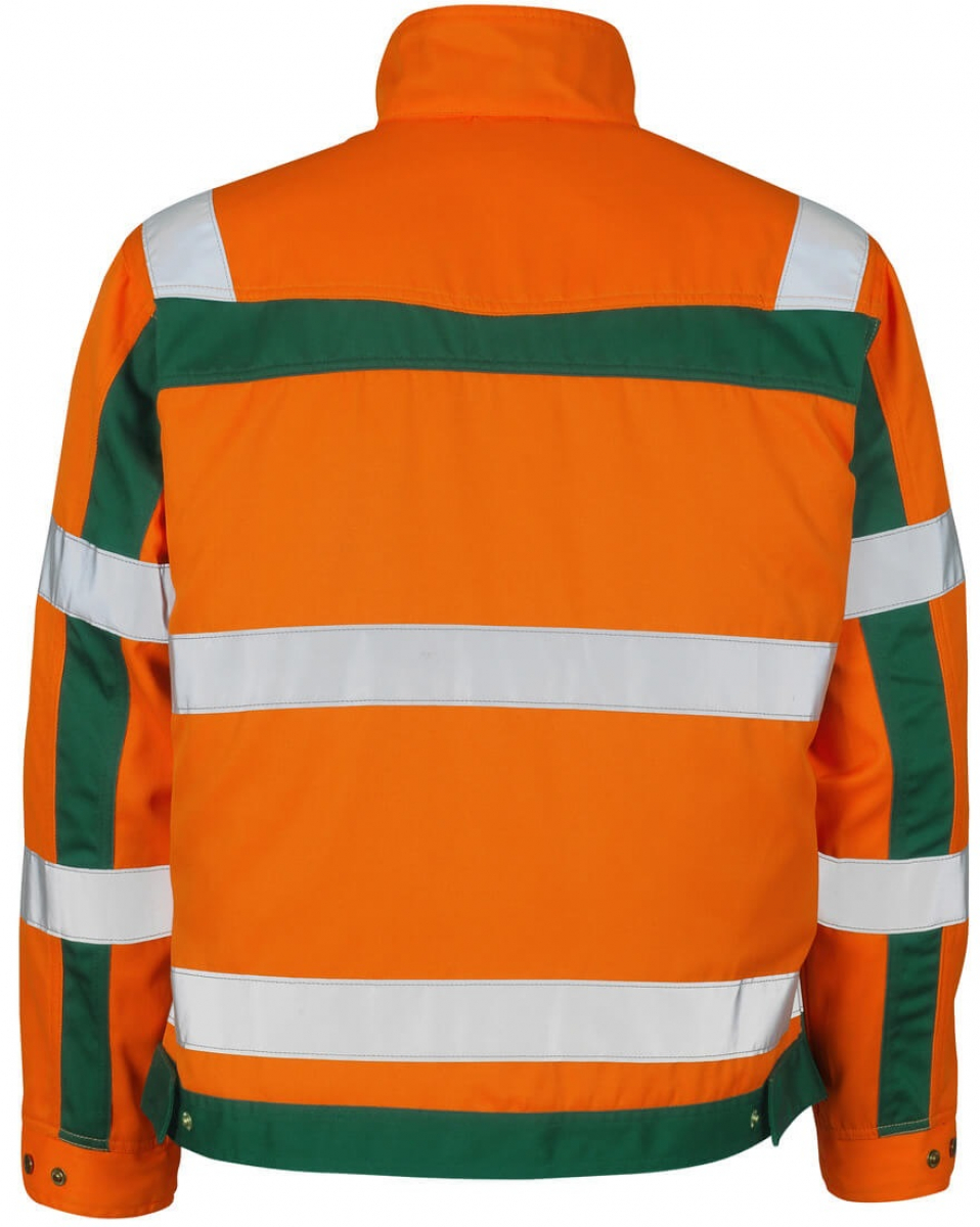 MASCOT-Workwear, Warnschutz-Jacke, Cameta, 290 g/m², orange/grün