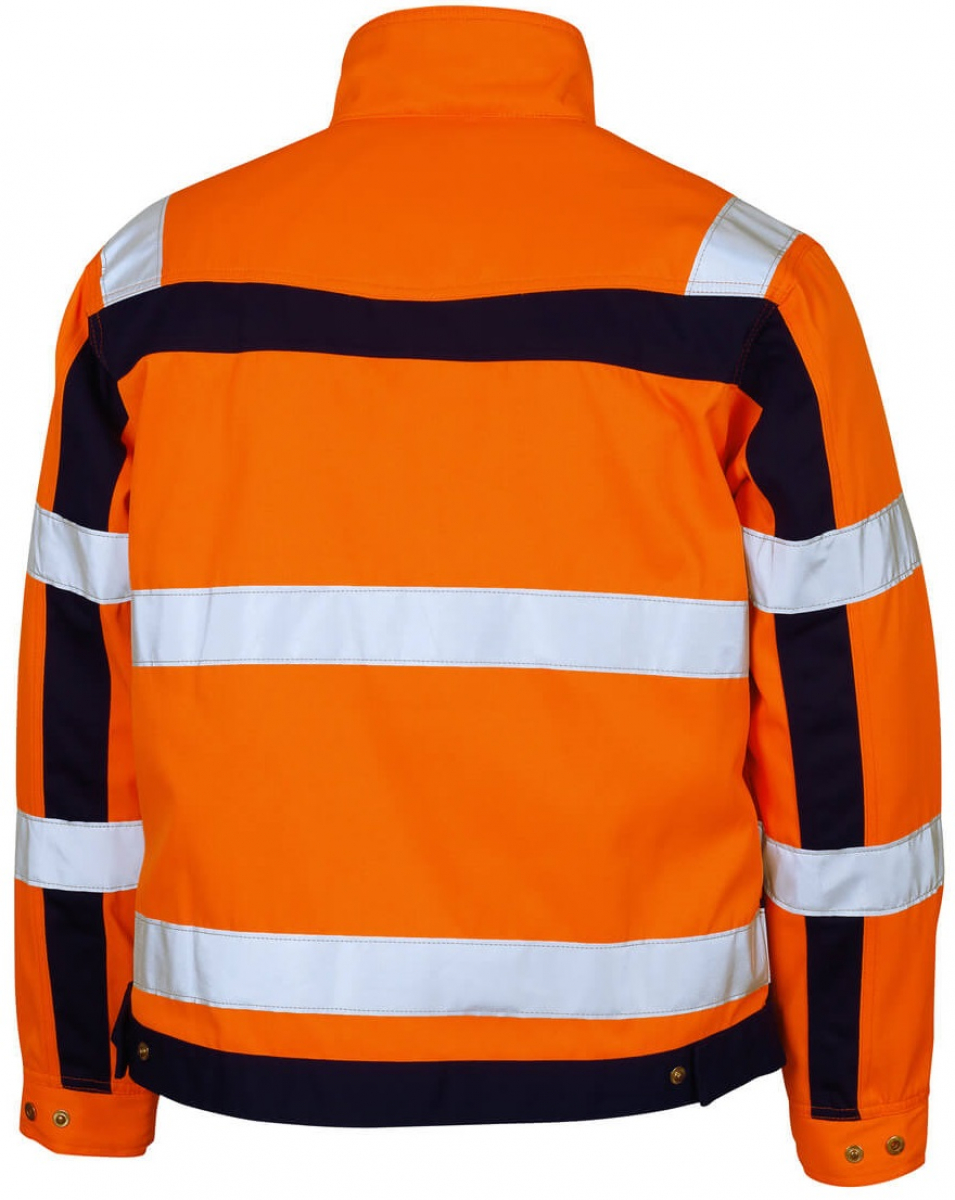 MASCOT-Workwear, Warnschutz-Jacke, Cameta, 290 g/m², orange/marine