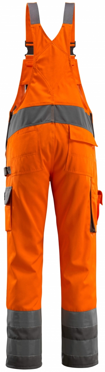 MASCOT-Workwear, Warnschutz-Latzhose, Barras, 82 cm, 290 g/m, orange/anthrazit