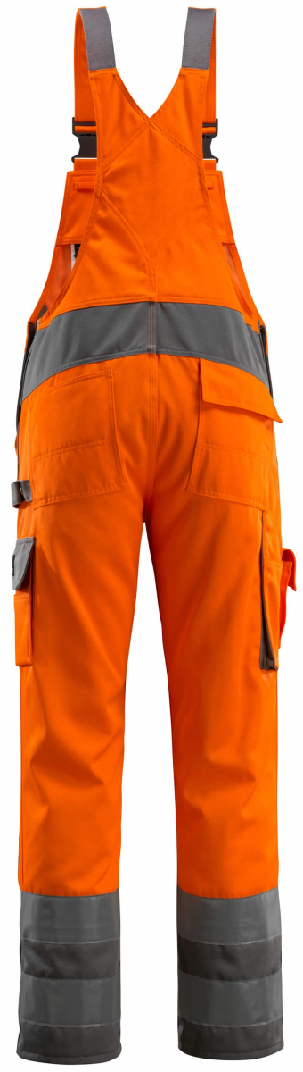 MASCOT-Workwear, Warnschutz-Latzhose, Barras, 82 cm, 290 g/m², orange/anthrazit