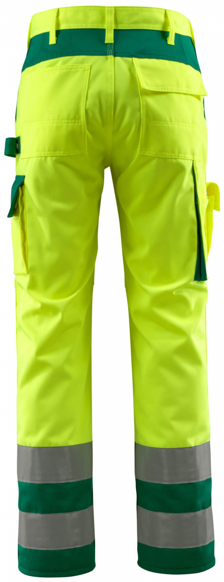 MASCOT-Workwear, Warnschutz-Bundhose, Olinda, 76 cm, 310 g/m², gelb/grün