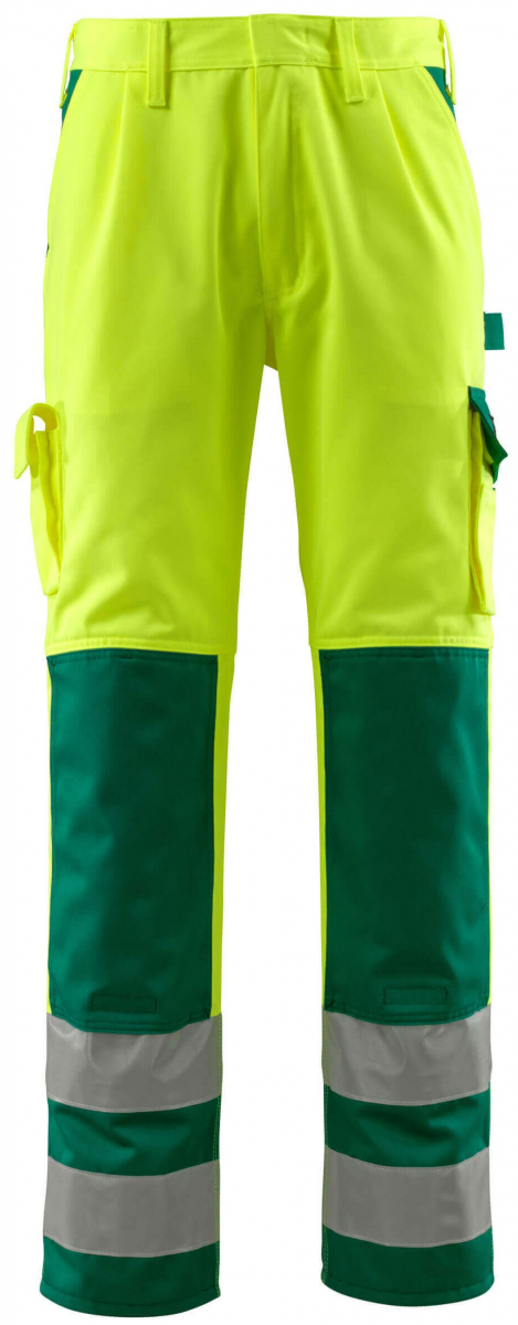 MASCOT-Workwear, Warnschutz-Bundhose, Olinda, 82 cm, 310 g/m², gelb/grün