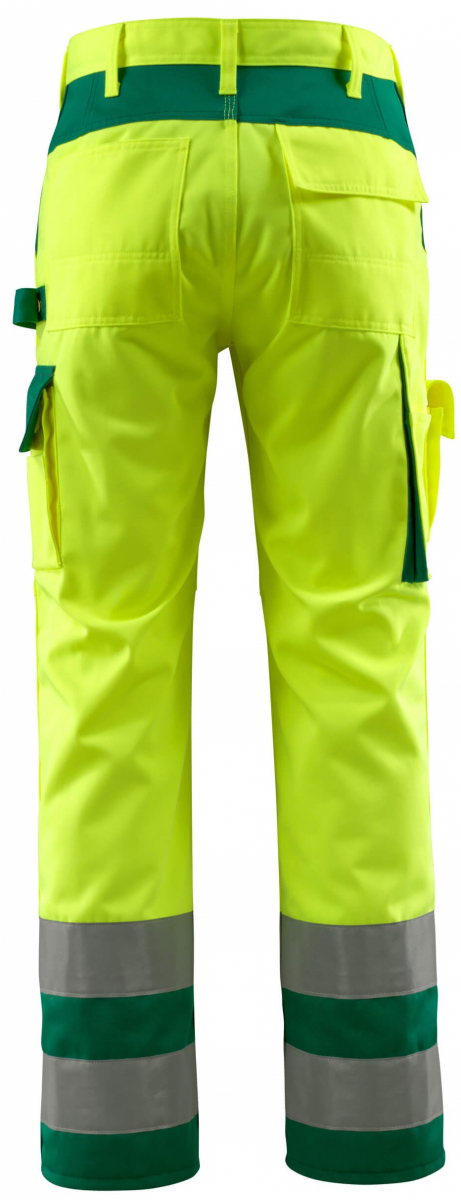 MASCOT-Workwear, Warnschutz-Bundhose, Olinda, 82 cm, 310 g/m², gelb/grün