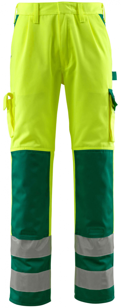 MASCOT-Workwear, Warnschutz-Bundhose, Olinda, 90 cm, 310 g/m², gelb/grün
