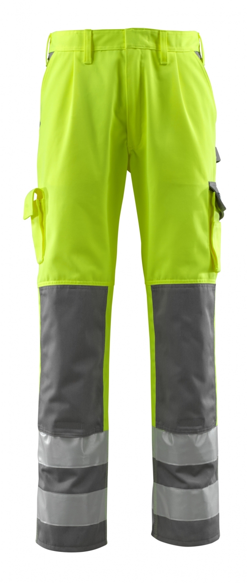 MASCOT-Workwear, Warnschutz-Bundhose, Olinda, 90cm, 310 g/m, gelb/anthrazit