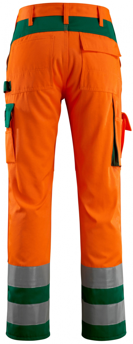 MASCOT-Workwear, Warnschutz-Bundhose, Olinda, 76 cm, 290 g/m², orange/grün