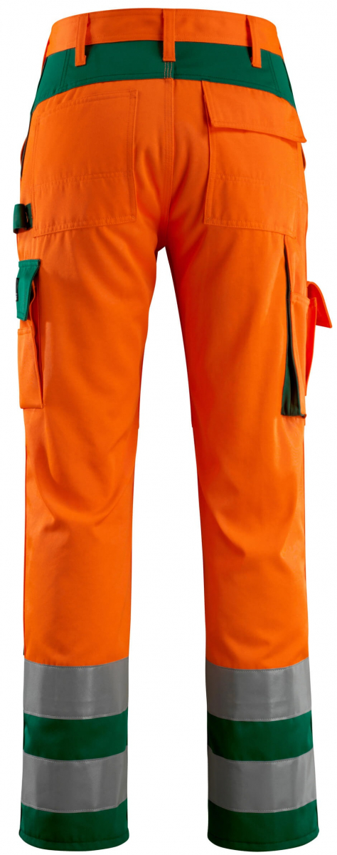 MASCOT-Workwear, Warnschutz-Bundhose, Olinda, 82 cm, 290 g/m, orange/grn