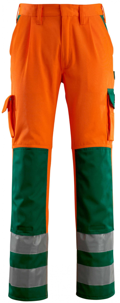 MASCOT-Workwear, Warnschutz-Bundhose, Olinda, 90 cm, 290 g/m, orange/grn