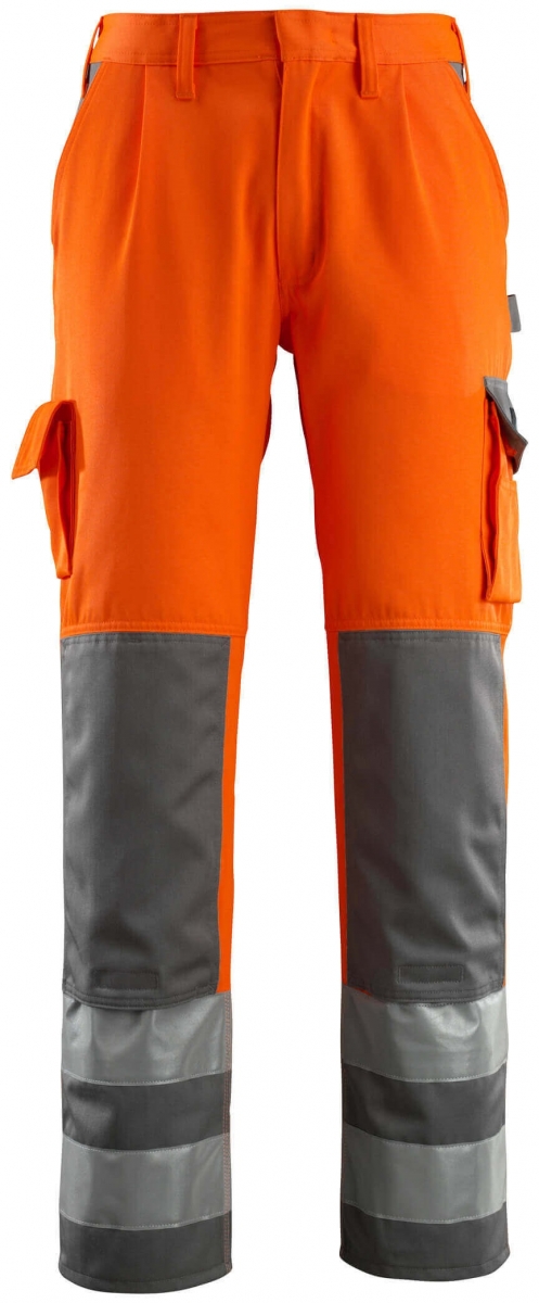 MASCOT-Workwear, Warnschutz-Bundhose, Olinda, 76 cm, 290 g/m, orange/anthrazit