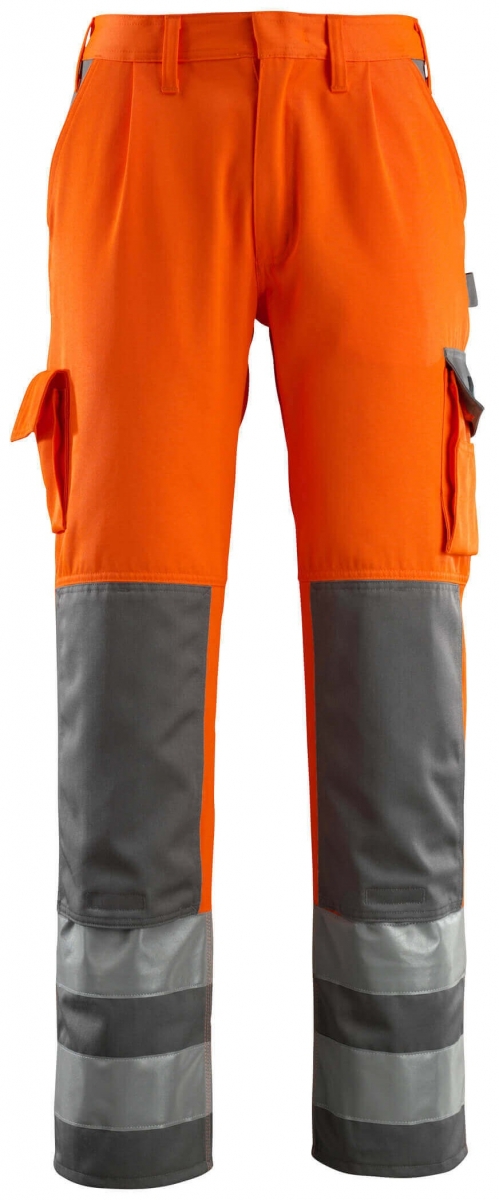 MASCOT-Workwear, Warnschutz-Bundhose, Olinda, 82 cm, 290 g/m, orange/anthrazit