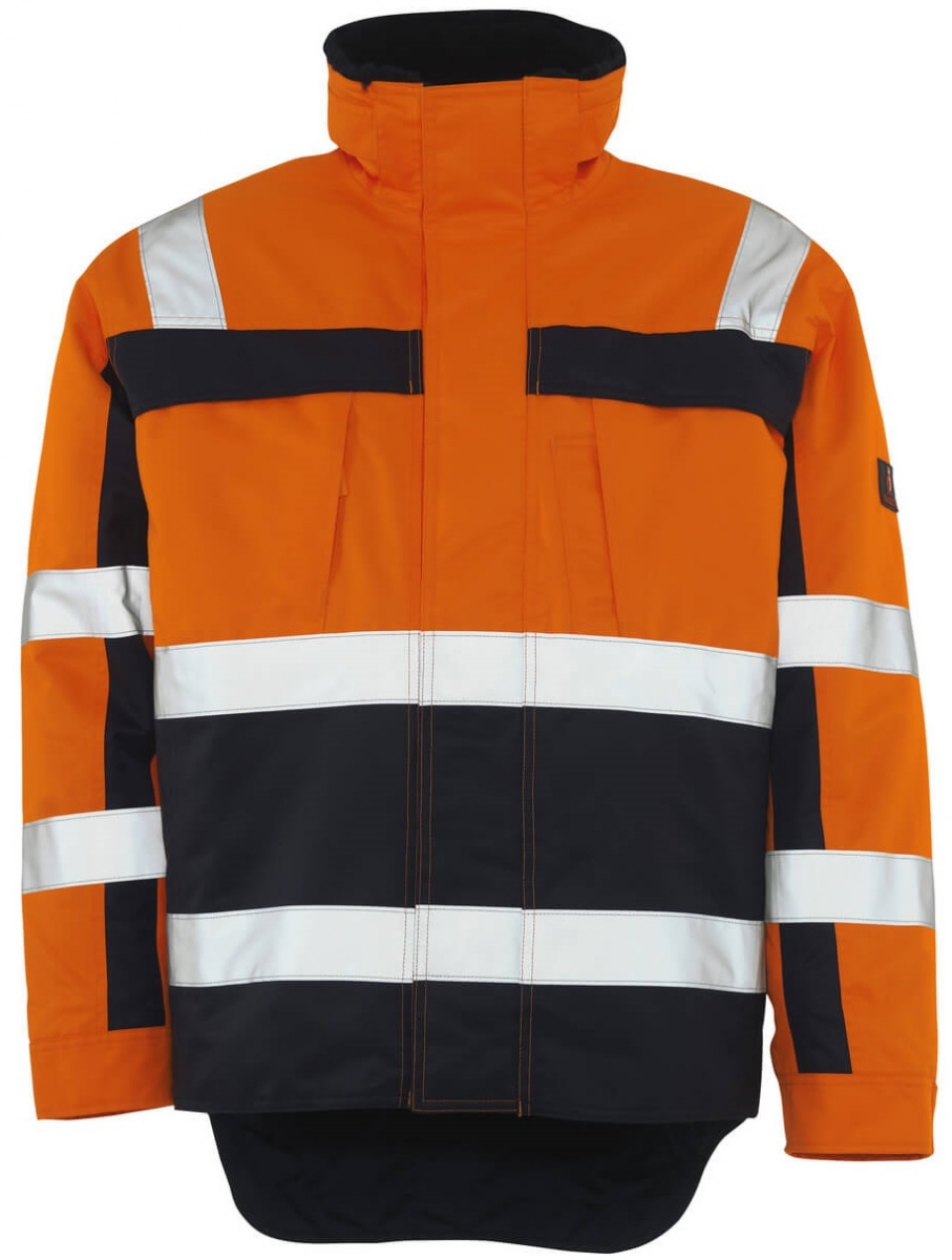MASCOT-Workwear, Warnschutz-Pilotjacke, Teresina, 240 g/m, orange/marine
