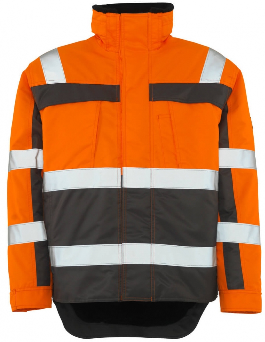 MASCOT-Workwear, Warnschutz-Pilotjacke, Teresina, 240 g/m, orange/anthrazit