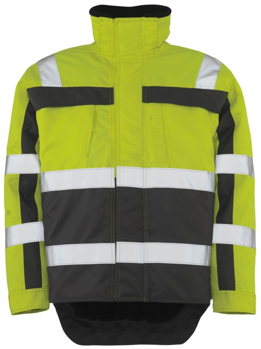 MASCOT-Workwear, Warnschutz-Pilotjacke, Teresina, 240 g/m, gelb/anthrazit