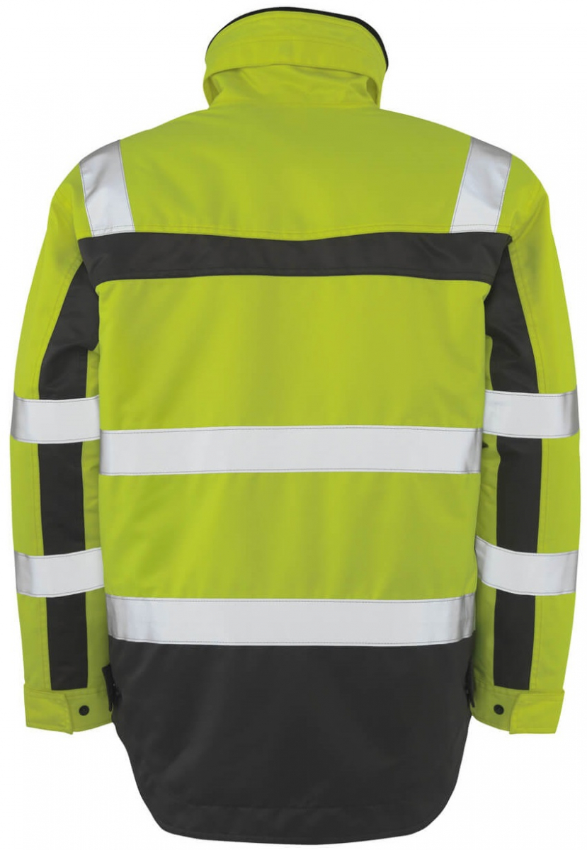 MASCOT-Workwear, Warnschutz-Pilotjacke, Teresina, 240 g/m², gelb/anthrazit