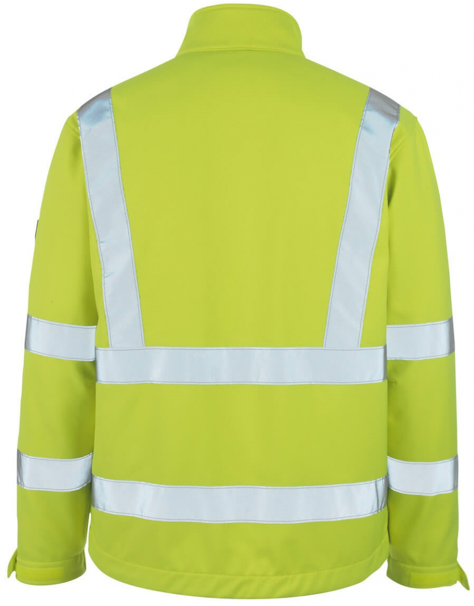 MASCOT-Workwear, Warnschutz-Soft Shell Jacke, Calgary, 365 g/m, gelb