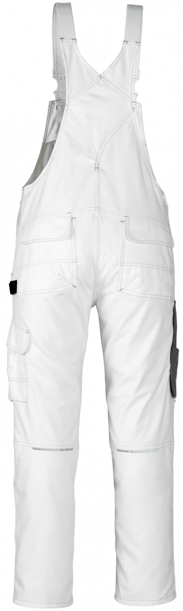 MASCOT-Workwear, Arbeits-Berufs-Latz-Hose, Orense, 90 cm, 310 g/m², weiß