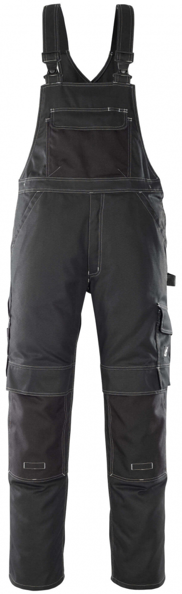 MASCOT-Workwear, Arbeits-Berufs-Latz-Hose, Orense, 90 cm, 310 g/m², schwarz