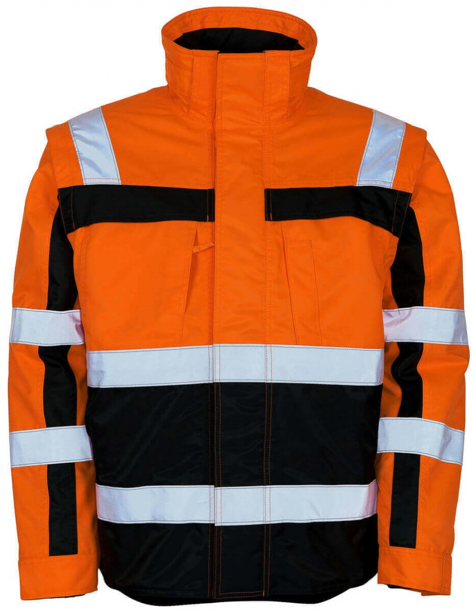 MASCOT-Workwear, Warnschutz-Pilotjacke, Loreto, 240 g/m², orange/marine