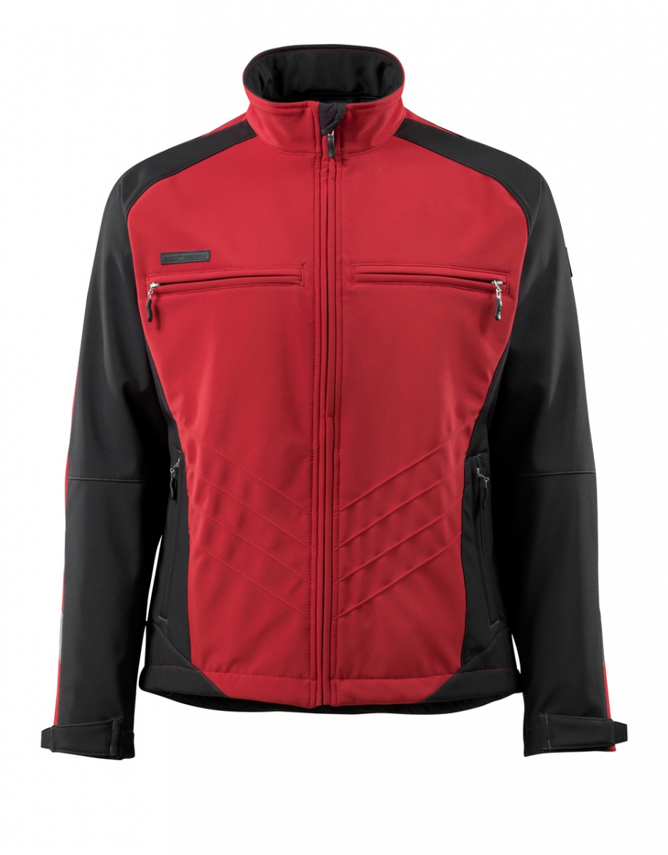 MASCOT-Workwear, Klteschutz, Soft-Shell-Jacke, Dresden, 305 g/m, rot/schwarz