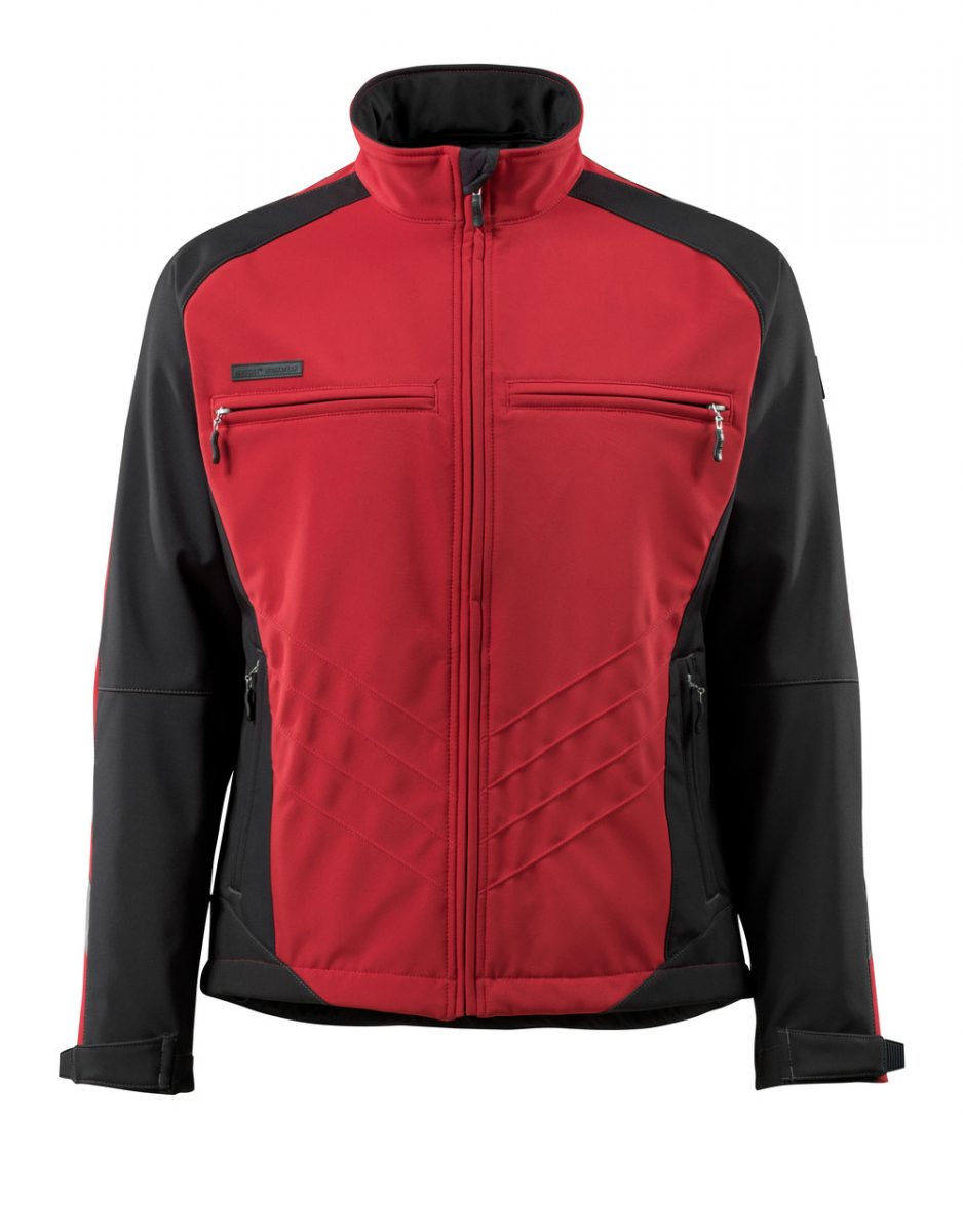 MASCOT-Workwear, Kälteschutz, Soft-Shell-Jacke, Dresden, 305 g/m², rot/schwarz