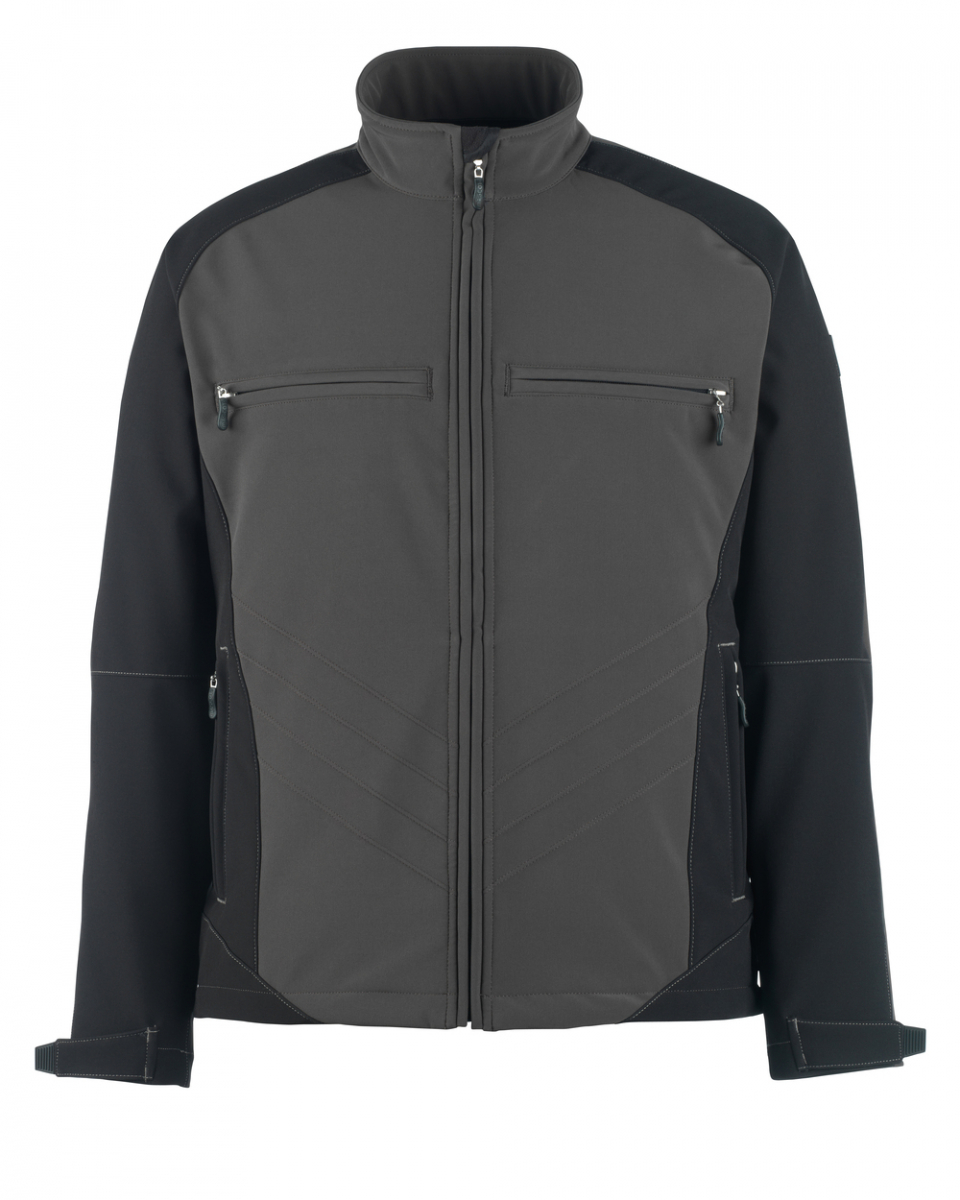 MASCOT-Workwear, Kälteschutz, Soft-Shell-Jacke, Dresden, 305 g/m², dunkelanthrazit/schwarz
