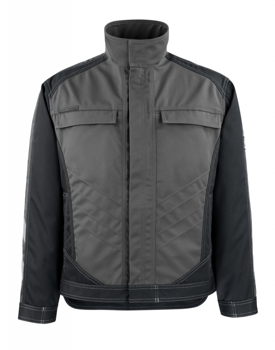 MASCOT-Workwear, Arbeits-Berufs-Arbeits-Jacke, Mainz, 340 g/m², dunkelanthrazit/schwarz