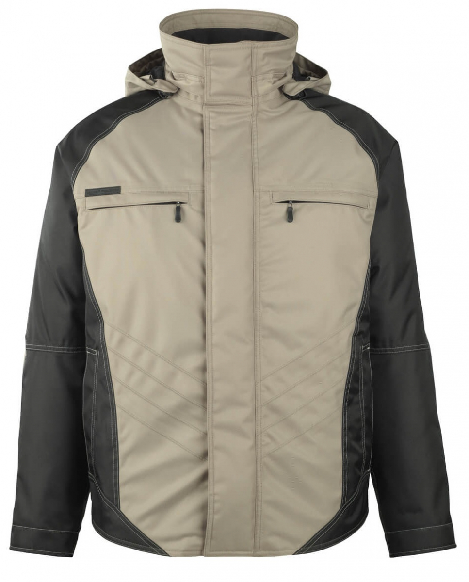 MASCOT-Workwear, Kälteschutz, Winter-Pilotjacke, Frankfurt, 255 g/m², khaki/schwarz