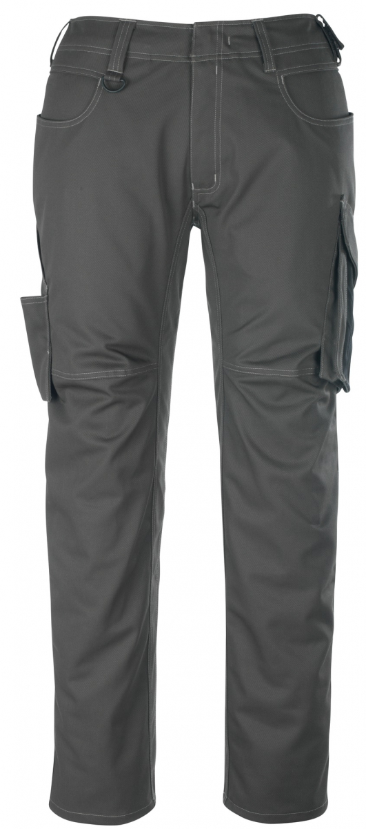 MASCOT-Workwear, Arbeits-Berufs-Bund-Hose, Dortmund, 82 cm, 340 g/m², dunkelanthrazit/schwarz