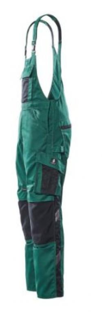 MASCOT® Augsburg, Latzhose, Grün/Schwarz