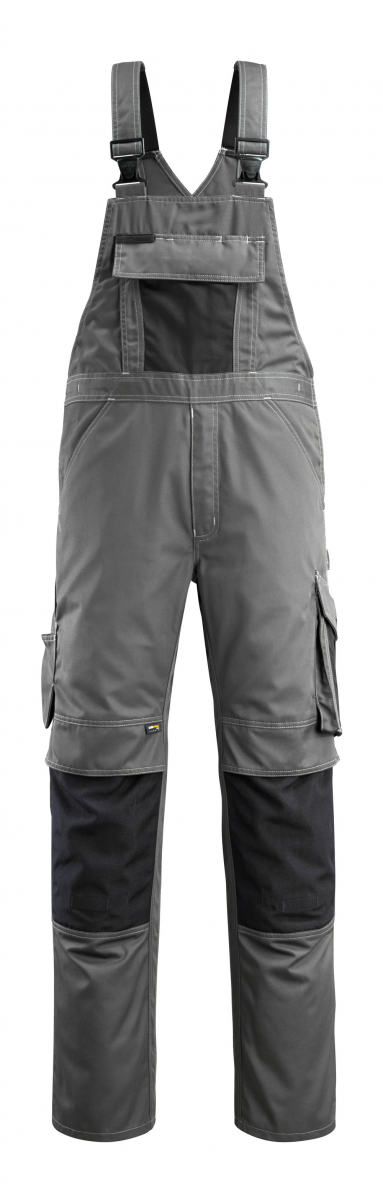 MASCOT-Workwear, Latzhose, Augsburg, 76 cm, 270 g/m², anthrazit/schwarz