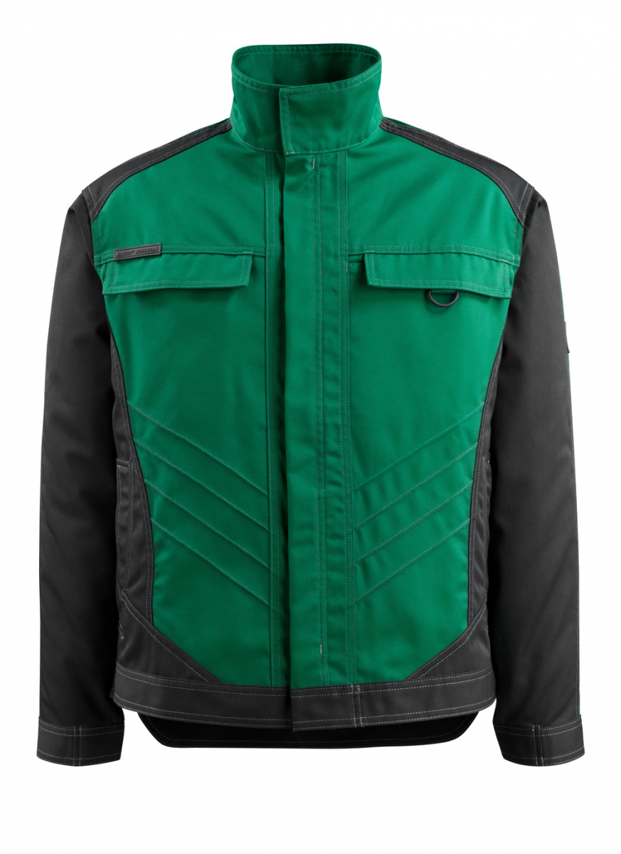 MASCOT-Workwear, Arbeits-Berufs-Arbeits-Jacke, Fulda, 270 g/m², grün/schwarz
