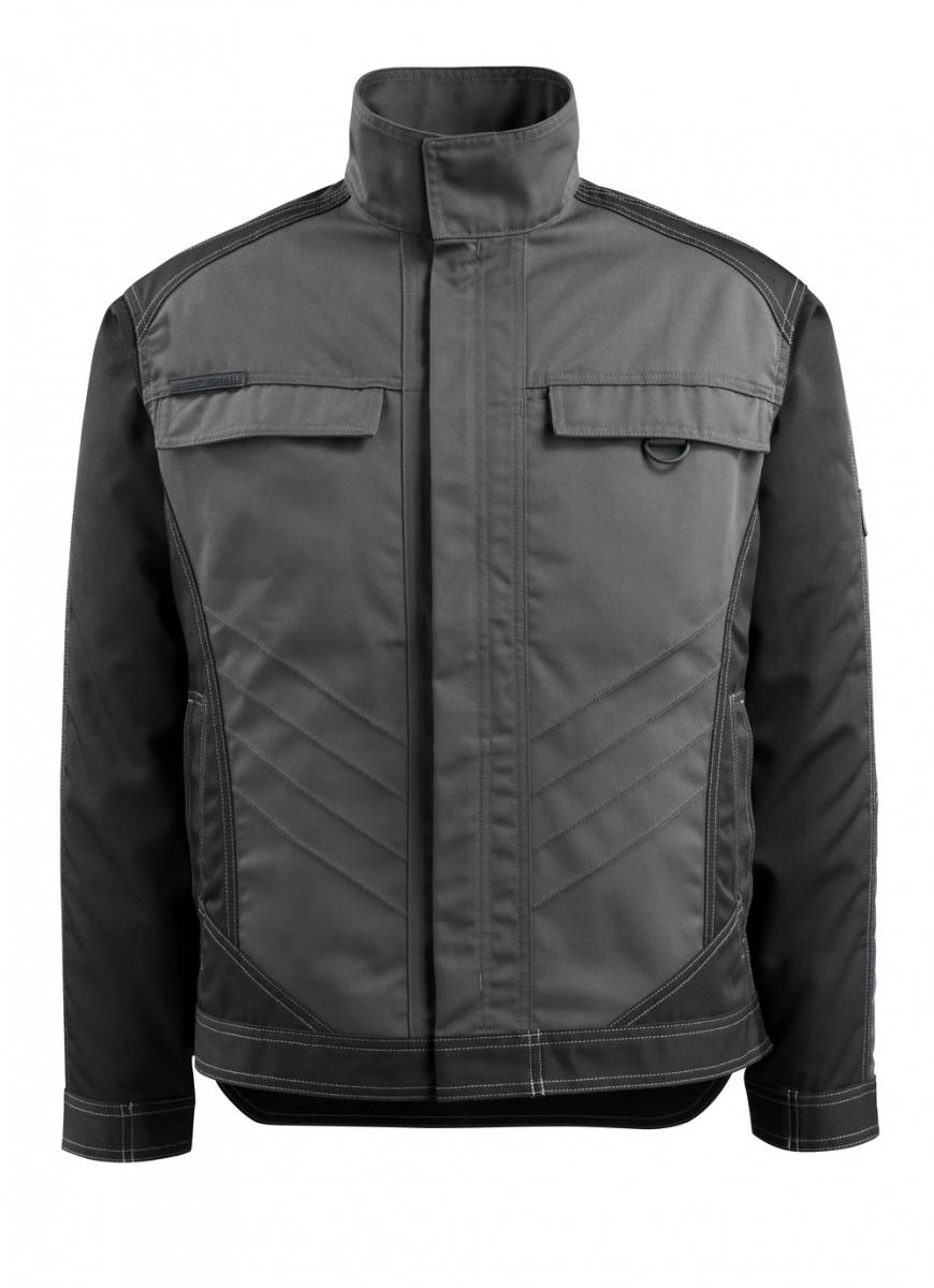 MASCOT-Workwear, Arbeits-Berufs-Arbeits-Jacke, Fulda, 270 g/m², dunkelanthrazit/schwarz