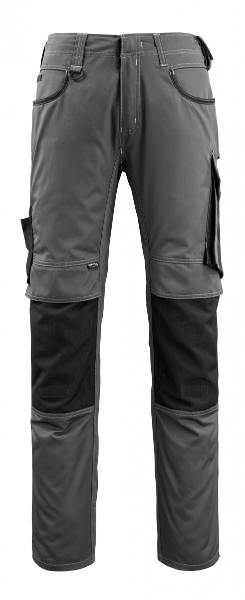 MASCOT-Workwear, Arbeits-Berufs-Bund-Hose, Lemberg, 82 cm, 205 g/m², dunkelanthrazit/schwarz