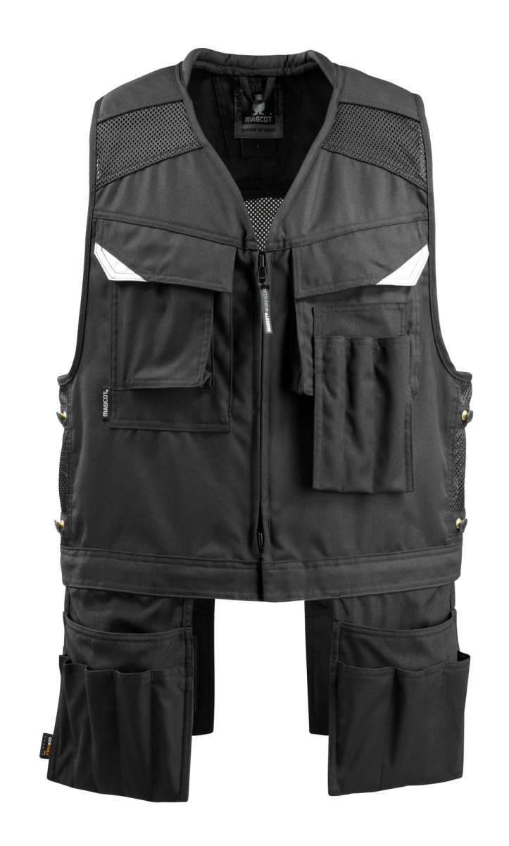 MASCOT-Workwear, Workwear, Werkzeugweste, Baza, 260 g/m², schwarz