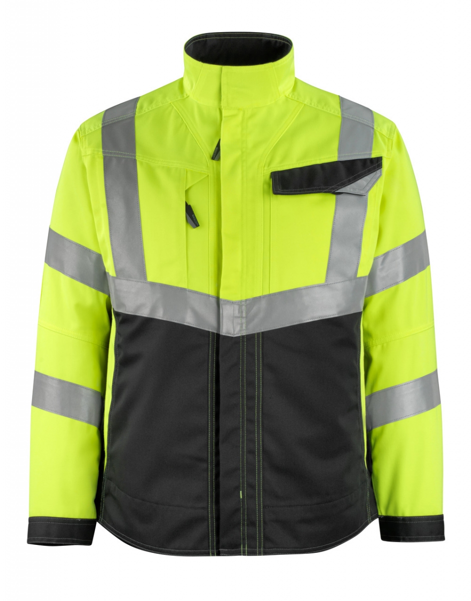 MASCOT-Workwear, Warnschutz-Jacke, Oxford,  290 g/m, gelb/schwarz