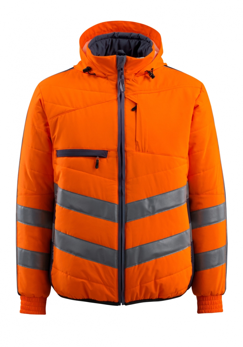 MASCOT-Workwear, Warnschutz-Thermojacke, Dartford,  115 g/m, orange/schwarzblau