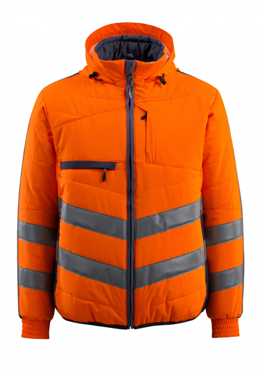 MASCOT-Workwear, Warnschutz-Thermojacke, Dartford, 115 g/m², orange/schwarzblau