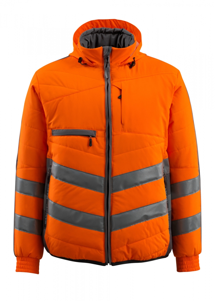 MASCOT-Workwear, Warnschutz-Thermojacke, Dartford,  115 g/m, orange/dunkelanthrazit