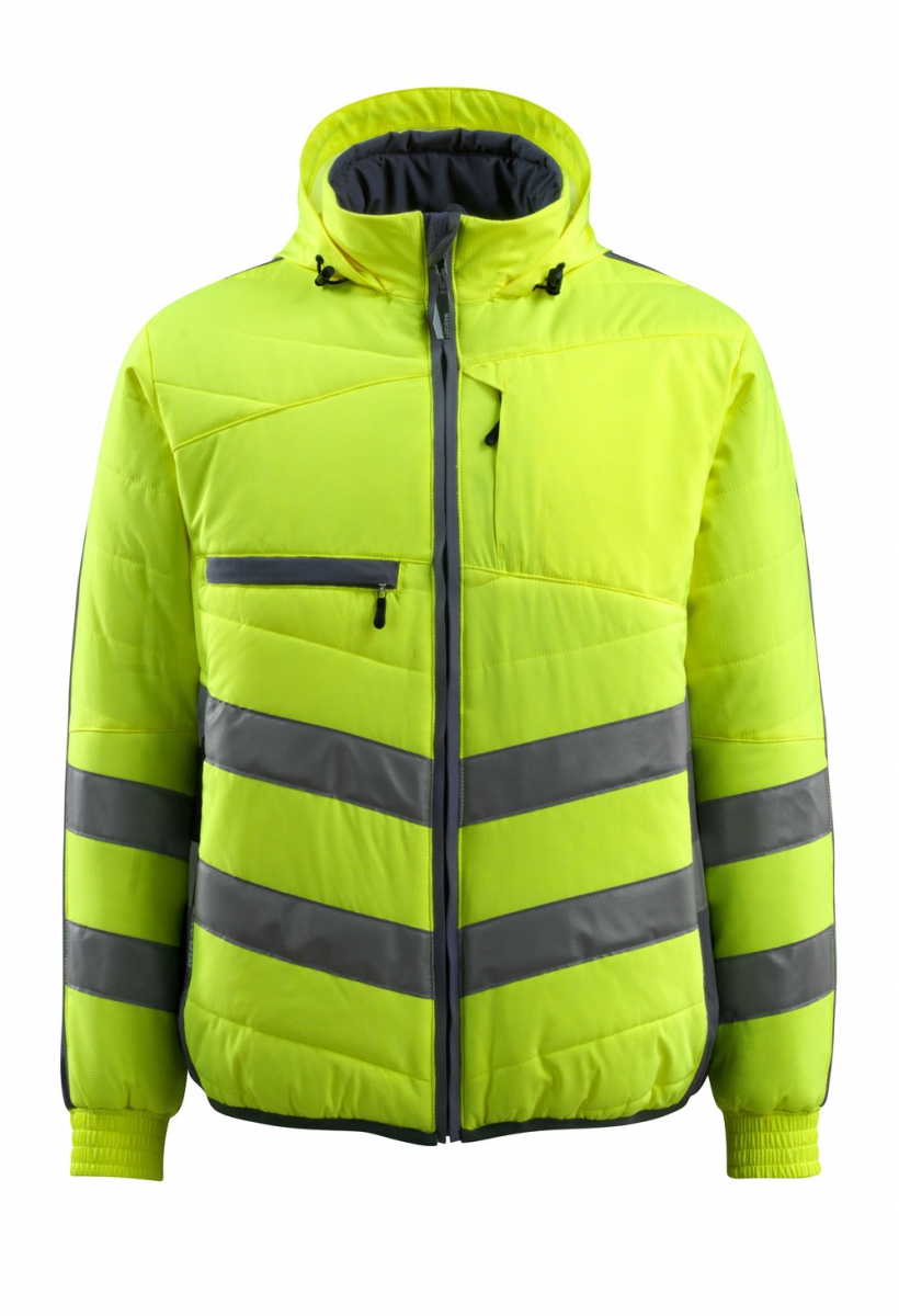 MASCOT-Workwear, Warnschutz-Thermojacke, Dartford,  115 g/m, gelb/schwarzblau