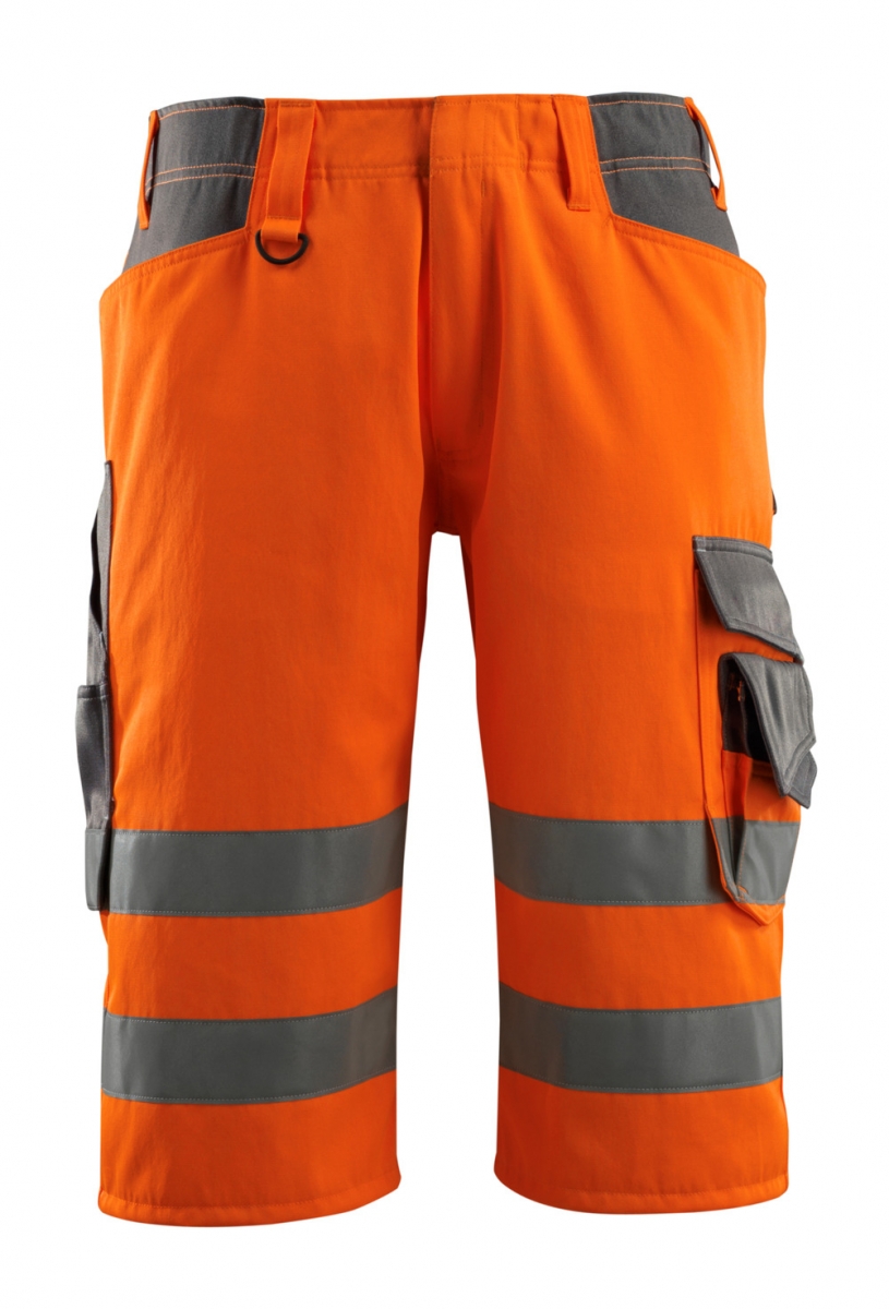 MASCOT-Workwear, Warnschutz-Shorts, Luton,  290 g/m, orange/dunkelanthrazit