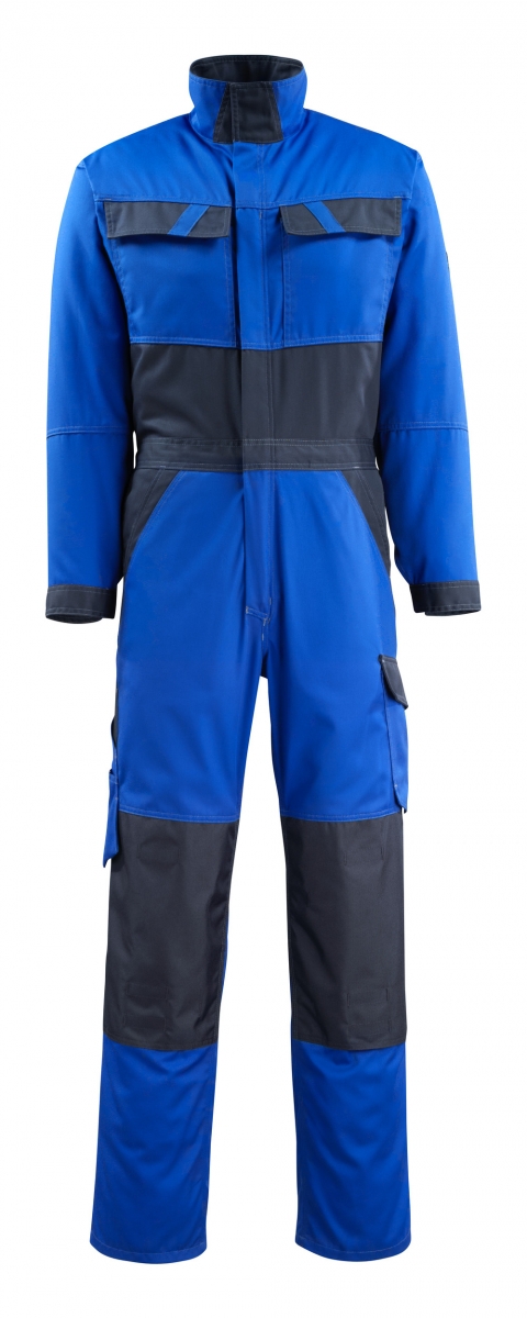 MASCOT-Workwear, Kombination, Wallan, 245 g/m, Arbeits-Berufs-Overall, kornblau/schwarzblau