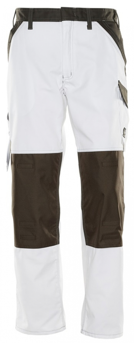 MASCOT-Workwear, Bundhose, Temora, lieferbar ab 03/2018, 90 cm, 245 g/m², weiß/dunkelanthrazit