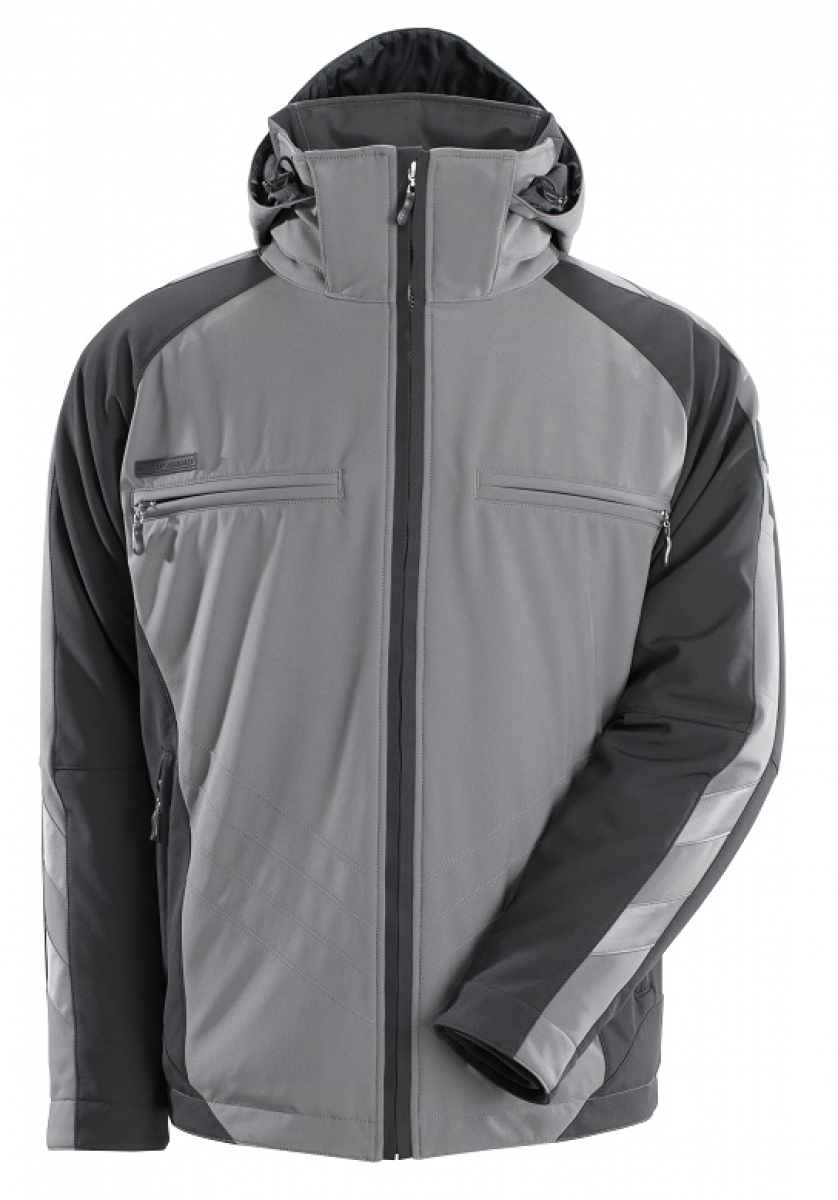 MASCOT-Workwear, Kälteschutz, Soft Shell Jacke, Darmstadt, lieferbar ab 08/2018, 305 g/m², anthrazit/schwarz