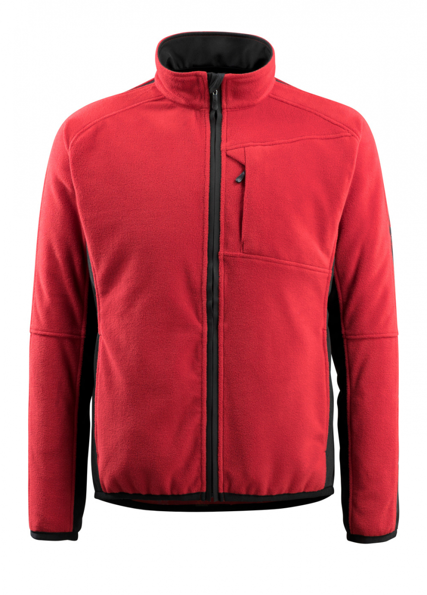 MASCOT-Workwear, Kälteschutz, Fleecejacke, Hannover, 345 g/m², rot/schwarz