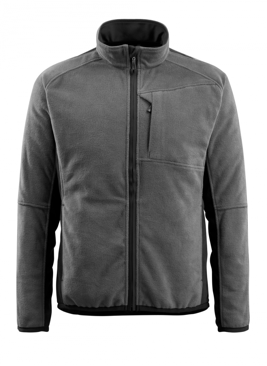 MASCOT-Workwear, Kälteschutz, Fleecejacke, Hannover, 280 g/m², dunkelanthrazit/schwarz