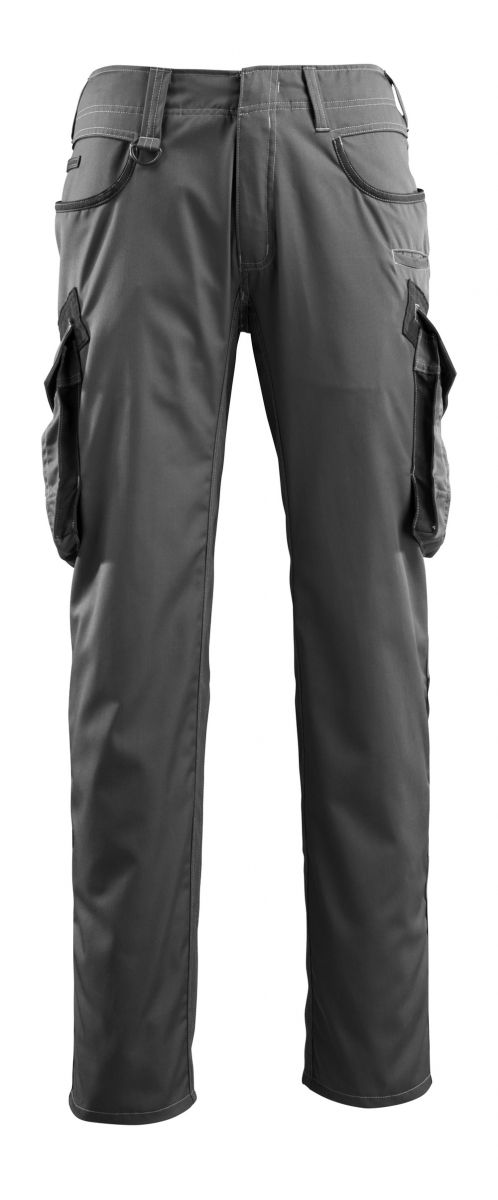MASCOT-Workwear, Arbeitshose, Ingolstadt, Lg. 82 cm, 205 g/m², dunkelanthrazit/schwarz